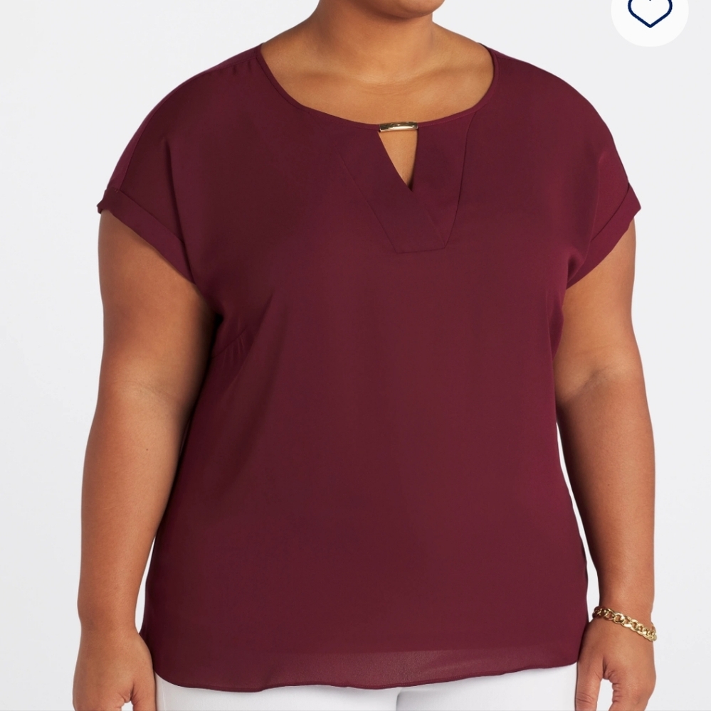 Top 1x burgundy